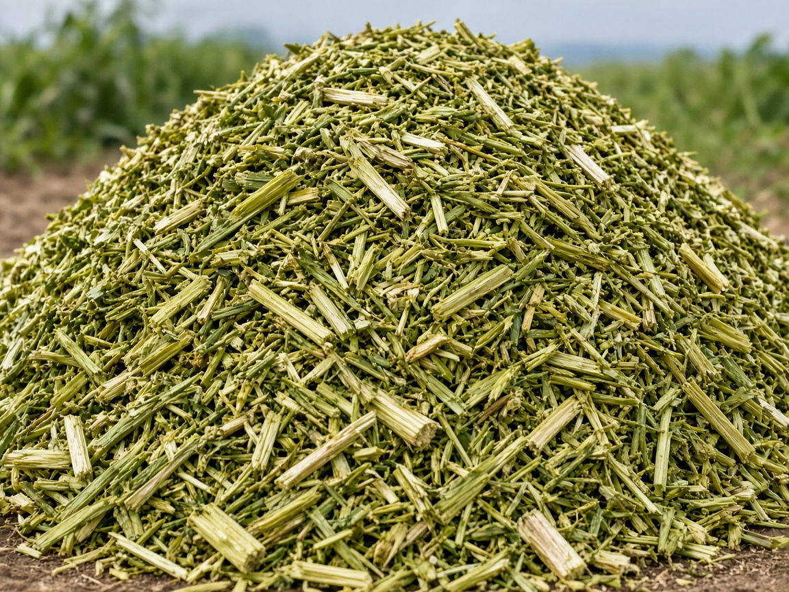 Chopped green forage